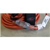 Image 2 : AS NEW LIFE SUPPLY 100FT LIGHTED AND TRIPLE PLUG 12 AWG EXTENSION CORD, YELLOW
