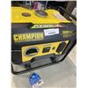 Image 2 : CHAMPION GENERATOR, 1500WATTS WITH INTELLI GAUGE, STORED 6 MONTHS WITH FUEL, RAN BEFORE