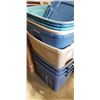 Image 2 : 10 PLASTIC BINS & 3 LIDS