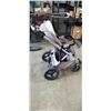 Image 2 : GRAY & SILVER BABY STROLLER