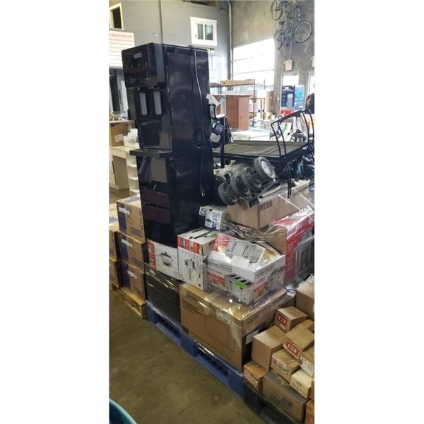 PALLET OF STORE RETURN DEFECTIVE ROBOT VACUUMS, AIR FRYERS AND MORE