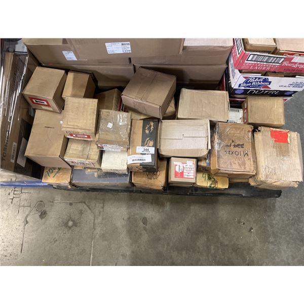 LARGE LOT OF NEW HARDWARE, NUTS, BOLTS, MACHINE AND FAB WORK