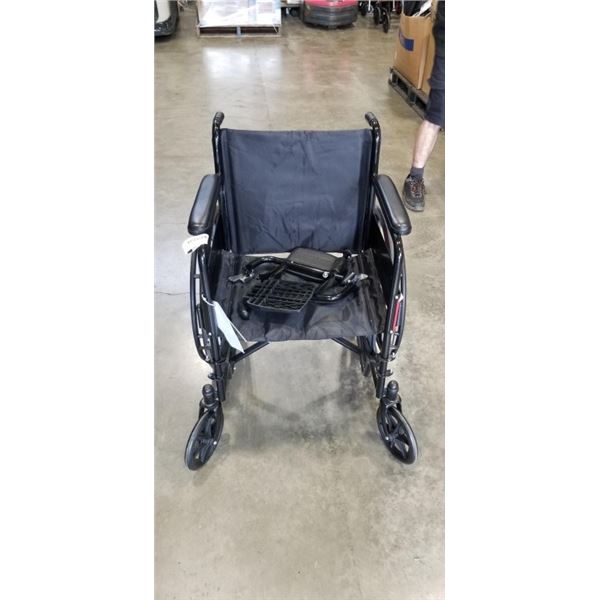 BLACK MANUAL WHEELCHAIR