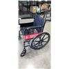 Image 2 : BLACK MANUAL WHEELCHAIR