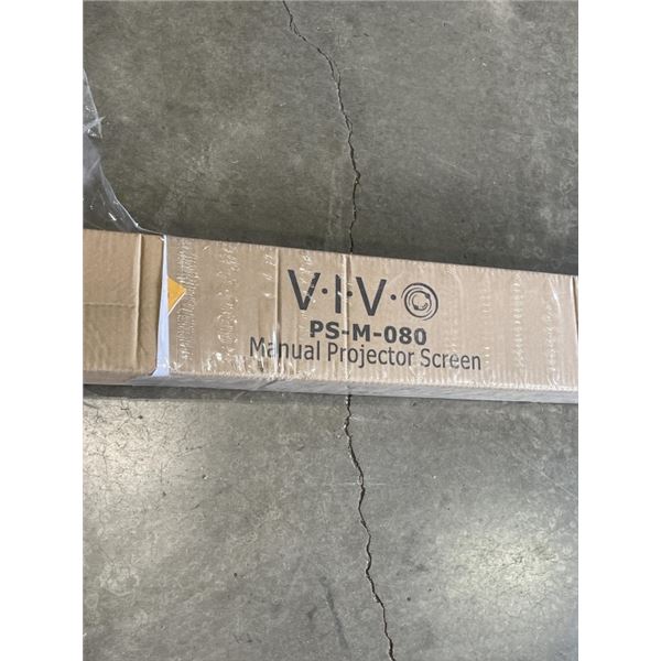 VIVO 80" MANUAL PROJECTOR SCREEN. 16:9