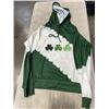 Image 2 : 5 NEW EFOFEI WOMANS ST PATRICKS DAY TIE DYE SHAMROCK SWEATSHIRTS. SIZE XL