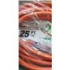 Image 2 : HEAVY DUTY 25 FT LIGHTED ORANGE EXTENSION CORD. 10AWG/3C