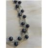 Image 2 : DOUBLE STRAND BLACK CULTURE FRESHWATER PEARLS NECKLACE