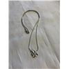 Image 1 : 925 STERLING SILVER ITAL SNAKE SKIN CHAIN W/ PENDANT NECKLACE