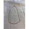 Image 1 : 18K GOLD PLATED SNAKE SKIN CHAIN NECKLACE
