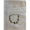 Image 1 : 925 STERLING SILVER W/ RARE SHELL FRAME LINK BRACELET