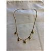 Image 1 : MILANOS 18K GOLD PLATED CHAIN W/ CHARMS NECKLACE