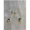 Image 1 : 3 PAIRS OF CULTURED PEARL EARRINGS