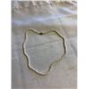 Image 1 : GENUINE PEARLS CHOKER NECKLACE W/ ORIGINAL 14/20 GOLD FILLED FILLIGREE CLASP