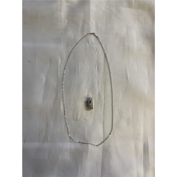925 STERLING SILVER CHAIN W/ 925 STERLING PENDANT