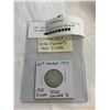 Image 1 : 1917 CANADIAN SILVER 25 CENT .925 SILVER