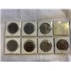 Image 2 : 7 CANADIAN 'SILVER' DOLLARS 1982-1986 W/ 1982 TYPE 1, 2 TYPE 1984