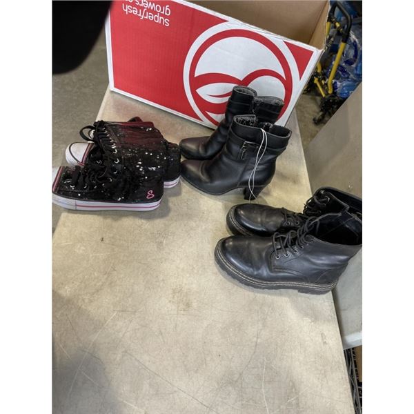 3 PAIRS LADIES BOOTS