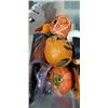 Image 3 : PLASTIC TOTE AND BOX OF HALLOWEEN DECORATIONS