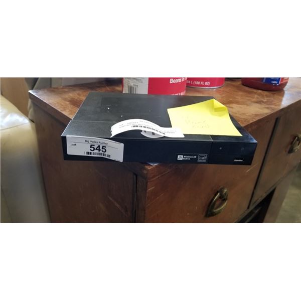 SONY BLU-RAY WIFI PLAYER - TESTED WORKING