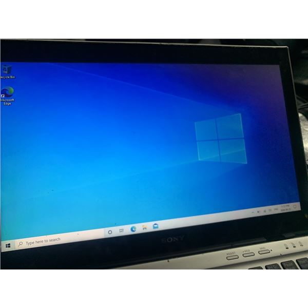 SONY VAIO SVT131A11N TOUCHSCREEN LAPTOP WORKING NO CHARGER
