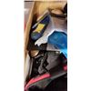 Image 2 : BOX OF MASSAGERS, BACK SUPPORT BELTS AND MORE