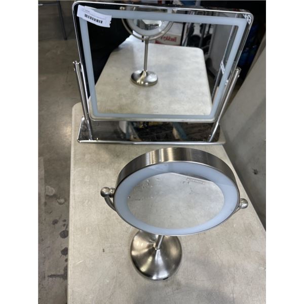 TWO ARTIKA LED MAKEUP MIRRORS BOTH WORKING