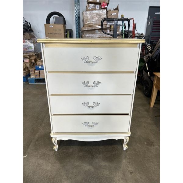 WHITE FRENCH PROVINCIAL DRESSER