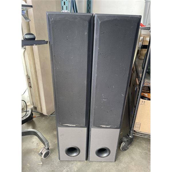 PAIR OF PIONEER FLOOR STANDING TOWER SPEAKERS. MODEL S-H552F-K