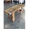 Image 3 : HANDMADE RUSTIC WOODEN BACKLESS BENCH