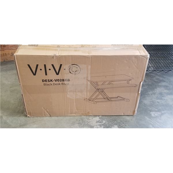VIVO BLACK DESK RISER