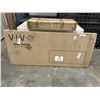 Image 1 : VIVO BLACK 60" X 24" TABLE TOP AND VIVO BLACK ELECTRIC DUAL MOTOR DESK FRAME