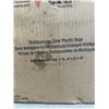 Image 3 : 2 CASES ERA PLASTIC MULTIPURPOSE CLEAR PLASTIC BAGS. 8" X 4" 18". 1000 PCS PER CASE