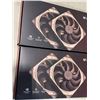 Image 2 : 2 SETS OF NOCTUA CHROMAX 140MM PREMIUM FANS. MODEL NF-A14X25G2 PWM SX2-PP.
