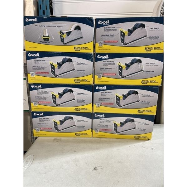 8 EXCELL EXTRA WIDE MULTI-ROLLS TAPE DISPENSERS