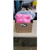 Image 1 : 5 BLUE STITCH COSTUMES, 2 PINK STITCH COSTUMES, AND 16 NEW PLASTIC ORGANIZER CONTAINERS