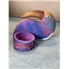 Image 1 : 18 BOXES 4" COLOURFUL RABBIT TEALIGHT HOLDERS. 4 TEALIGHT HOLDERS PER BOX