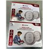 Image 1 : TWO 2 PACKS KIDDE SMOKE ALARMS