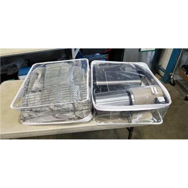 THROW BLANKETS, SMALL STEP GARBAGE CANS AND ORGANIZERS ETC