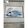 Image 2 : "SEA LION" SIGNED FRAMED PRINT BY SUE COLEMAN