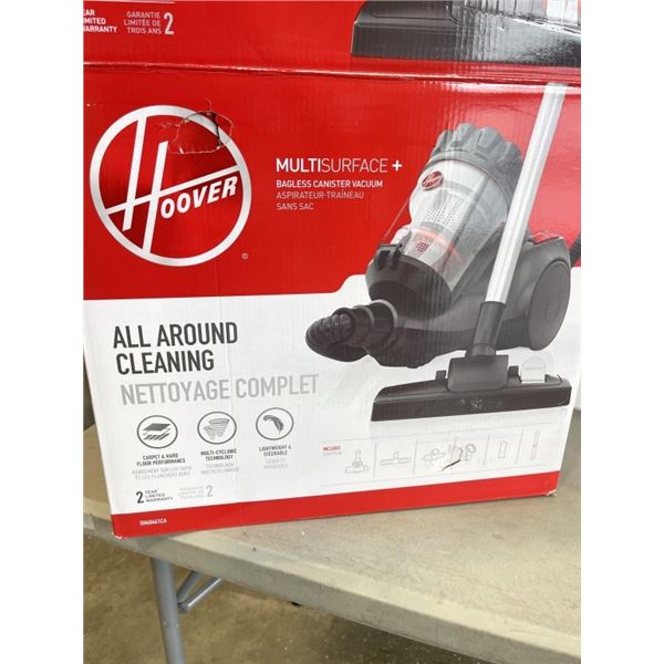 HOOVER MULTISURFACE+ BAGLESS CANISTER VACUUM
