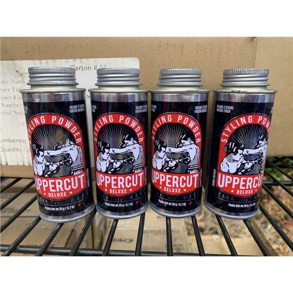FOUR BOTTLES OF NEW UPPERCUT DELUXE STYLING POWDER