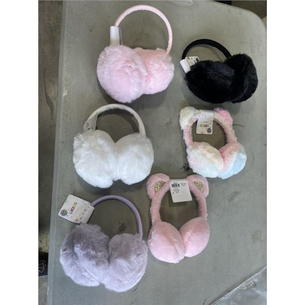 6 NEW EARMUFFS