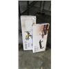 Image 1 : VIVO CORNER TV WALL MOUNT AND VIVO BLACK 22" VERSATILE DESKTOP SHELF RISER