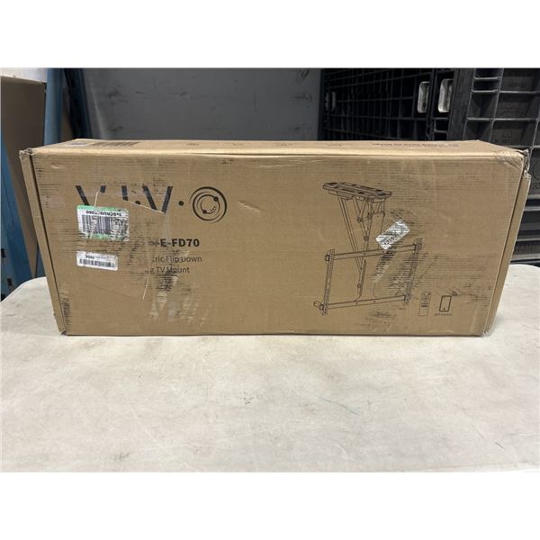 VIVO BLACK ELECTRIC FLIP DOWN CEILING TV MOUNT