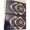 Image 2 : 2 SETS OF NOCTUA CHROMAX 140MM PREMIUM FANS. MODEL NF-A14X25G2 PWM SX2-PP.
