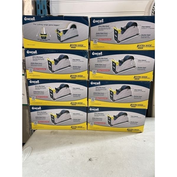 8 EXCELL EXTRA WIDE MULTI-ROLLS TAPE DISPENSERS