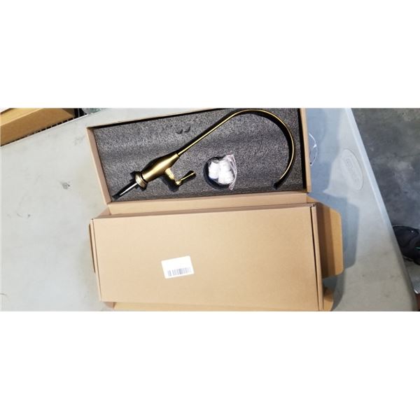 2 BRUSH GOLD BAR SINK FAUCETS