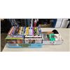 Image 1 : VINTAGE CAMERA  AND TRAY OF DVDS