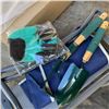 Image 3 : NEW HFGREY'S HEAVY DUTY FOLDING GARDEN KNEELER & SEAT W/GARDENING TOOLS